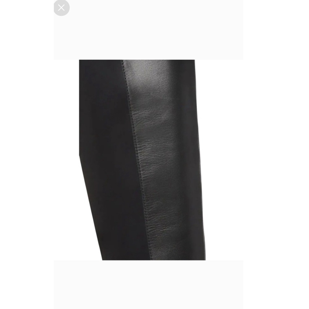 Blondo Boots Size 6.5 Black Leather Over the Knee Leather Fabric Waterproof - Picture 3 of 8